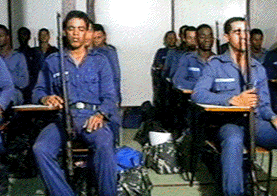 Brazilian Military Police Cadets participating in a highly acclaimed program of meditation